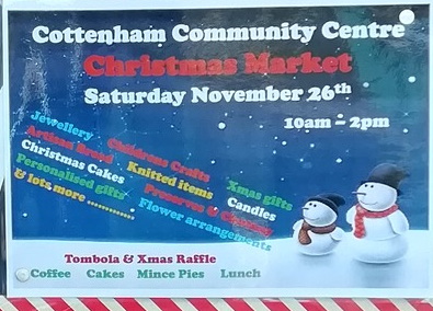 Cottenham Community Centre Christmas Market